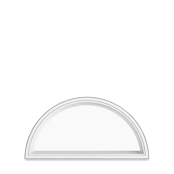white round top window
